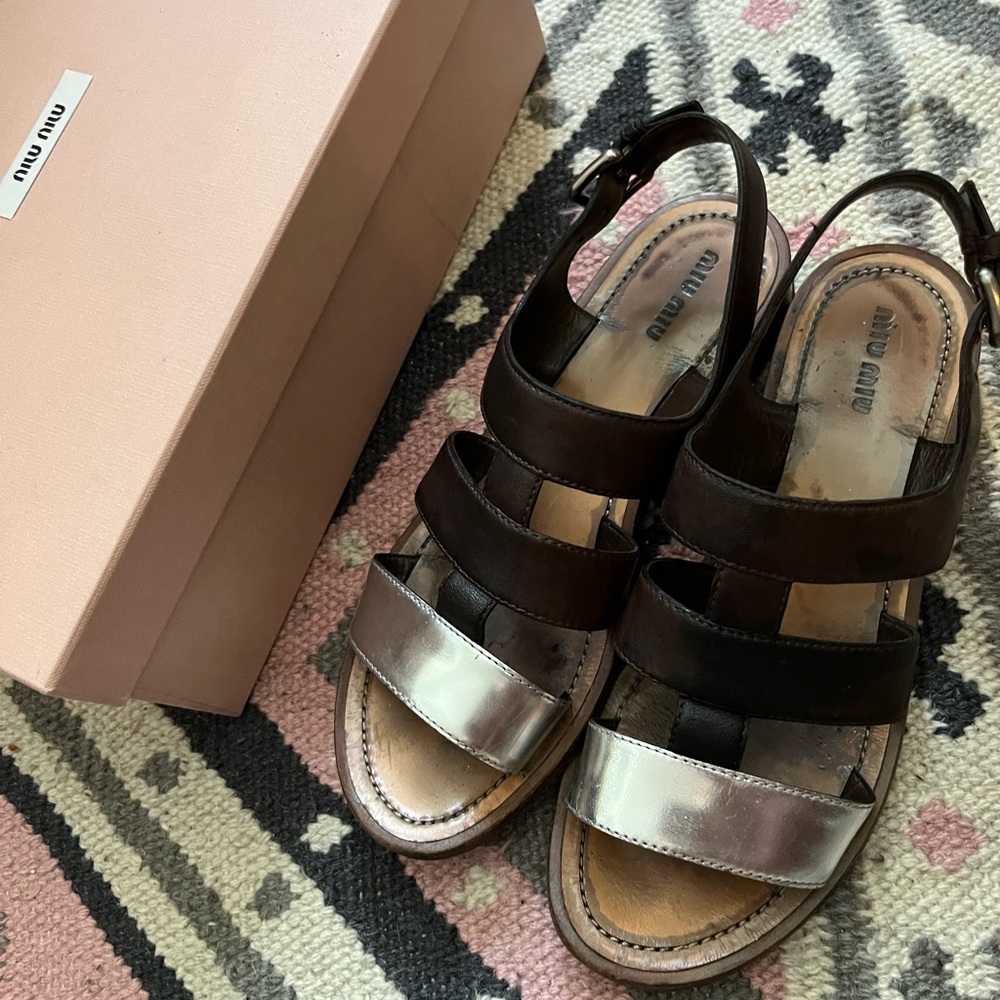 Miu Miu sandals 38.5 - Picture 4 of 8